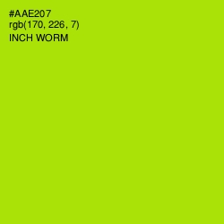 #AAE207 - Inch Worm Color Image